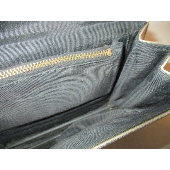 *Stunning Vintage Gold Metallic Boxy Evening Shoulder Bag - Picture 6 of 9